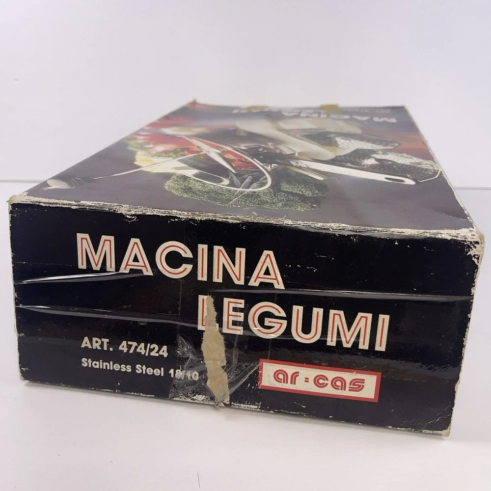 Macina Legumi 18/10 Stainless Steel Veg Food Mill Made in Italy w/Original Box